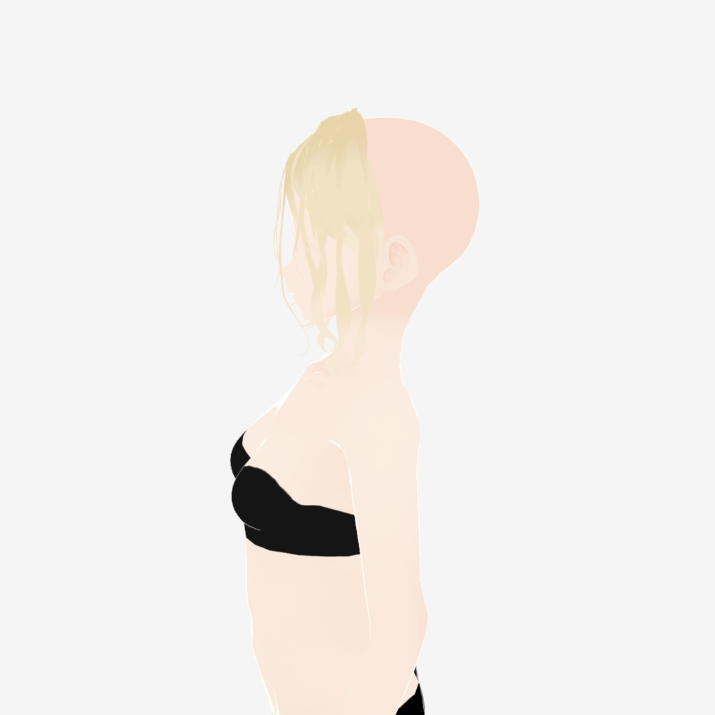 【VRoid】小顔向けギャルロングヘアー|Long hair for gals with small faces