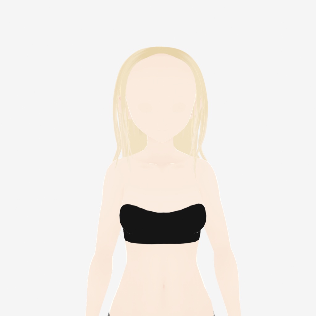 【VRoid】小顔向けギャルロングヘアー|Long hair for gals with small faces