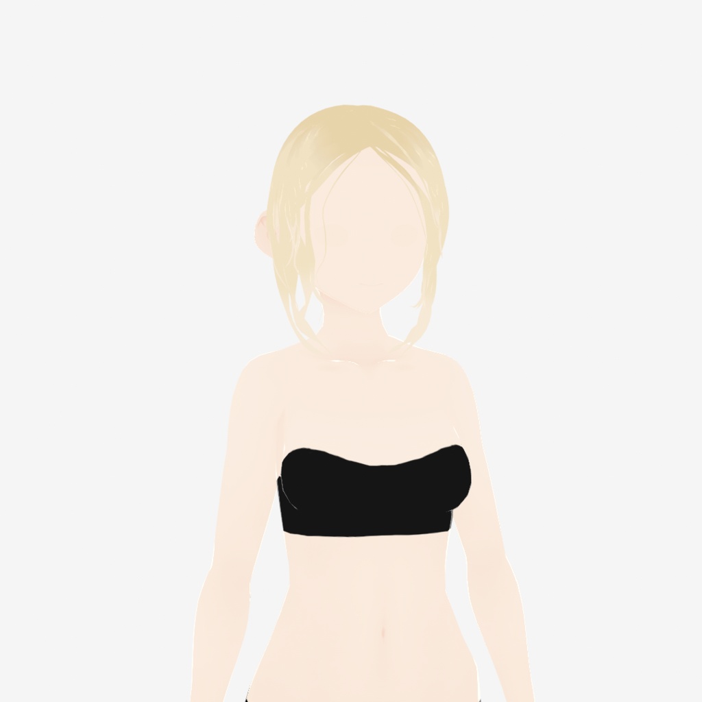 【VRoid】小顔向けギャルロングヘアー|Long hair for gals with small faces