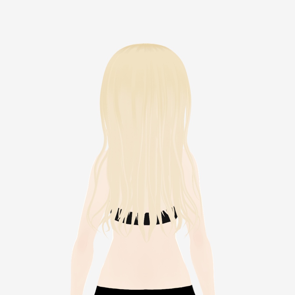 【VRoid】小顔向けギャルロングヘアー|Long hair for gals with small faces