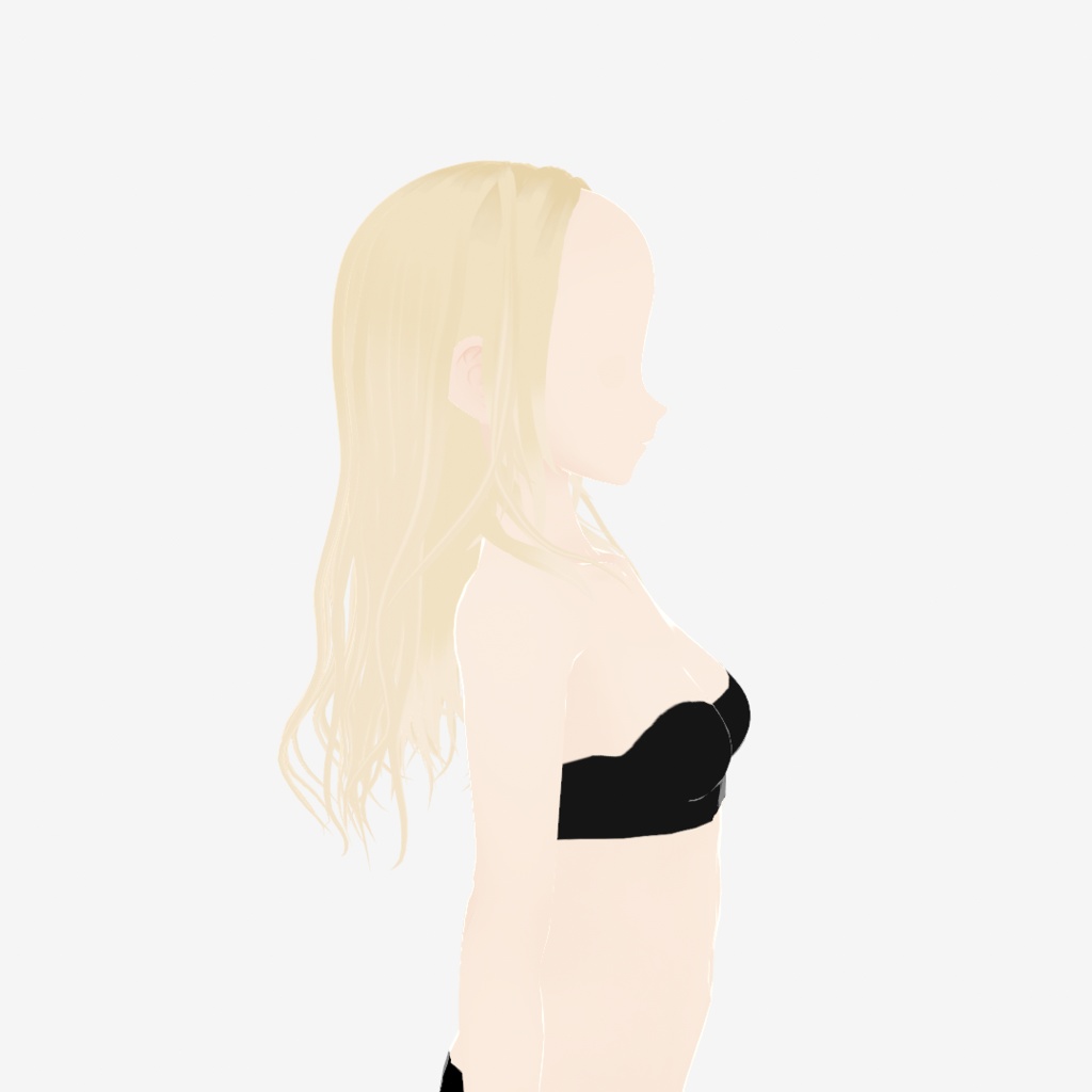 【VRoid】小顔向けギャルロングヘアー|Long hair for gals with small faces