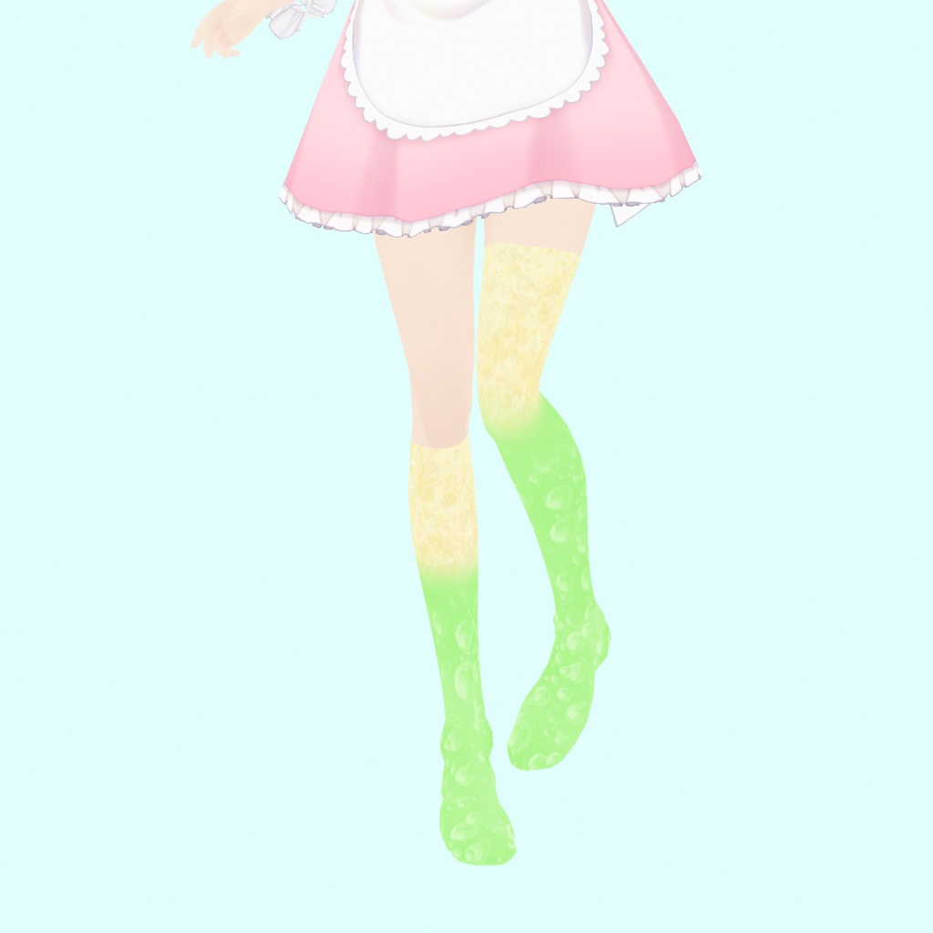 【VRoid】SWEET PATTERNED SOCKS|スイーツ柄靴下