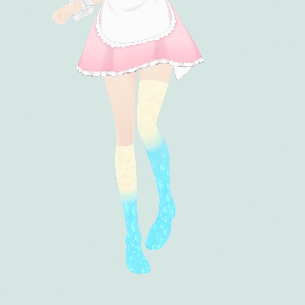 【VRoid】SWEET PATTERNED SOCKS|スイーツ柄靴下