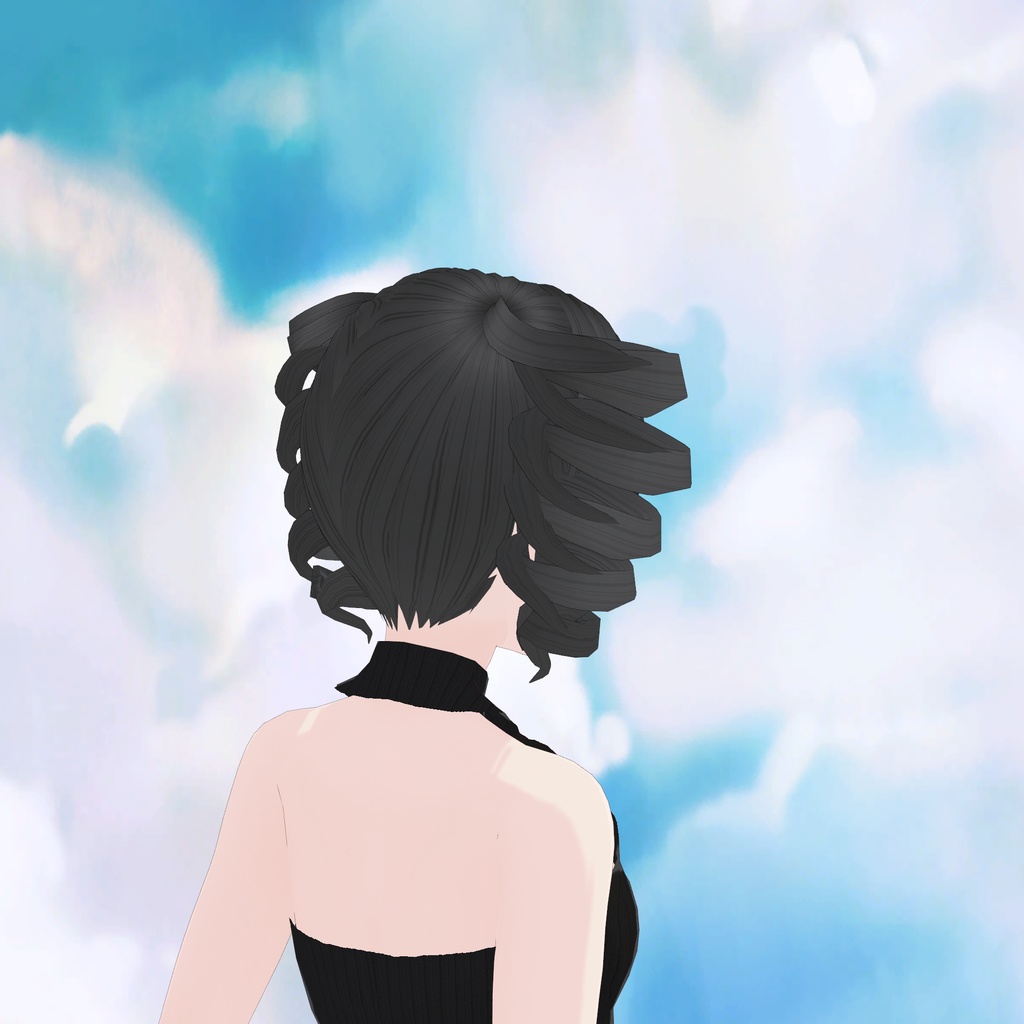 【VRoid】ドリルみたいなぐるぐるツインテール|TWIN DRILL HAIR