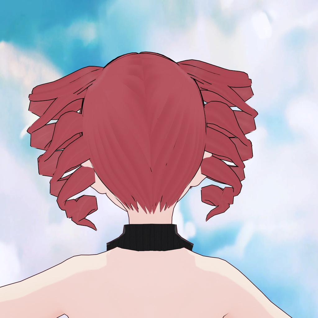 【VRoid】ドリルみたいなぐるぐるツインテール|TWIN DRILL HAIR