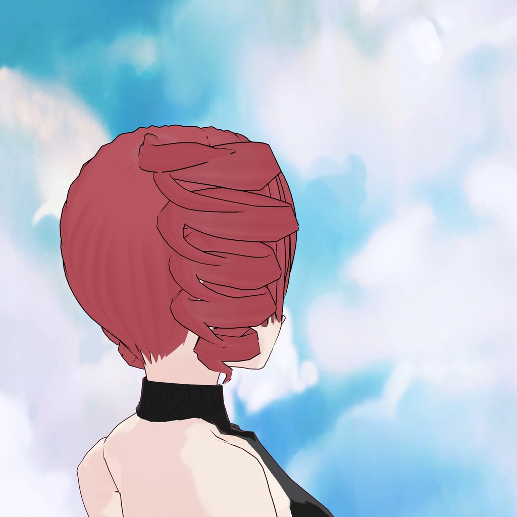 【VRoid】ドリルみたいなぐるぐるツインテール|TWIN DRILL HAIR