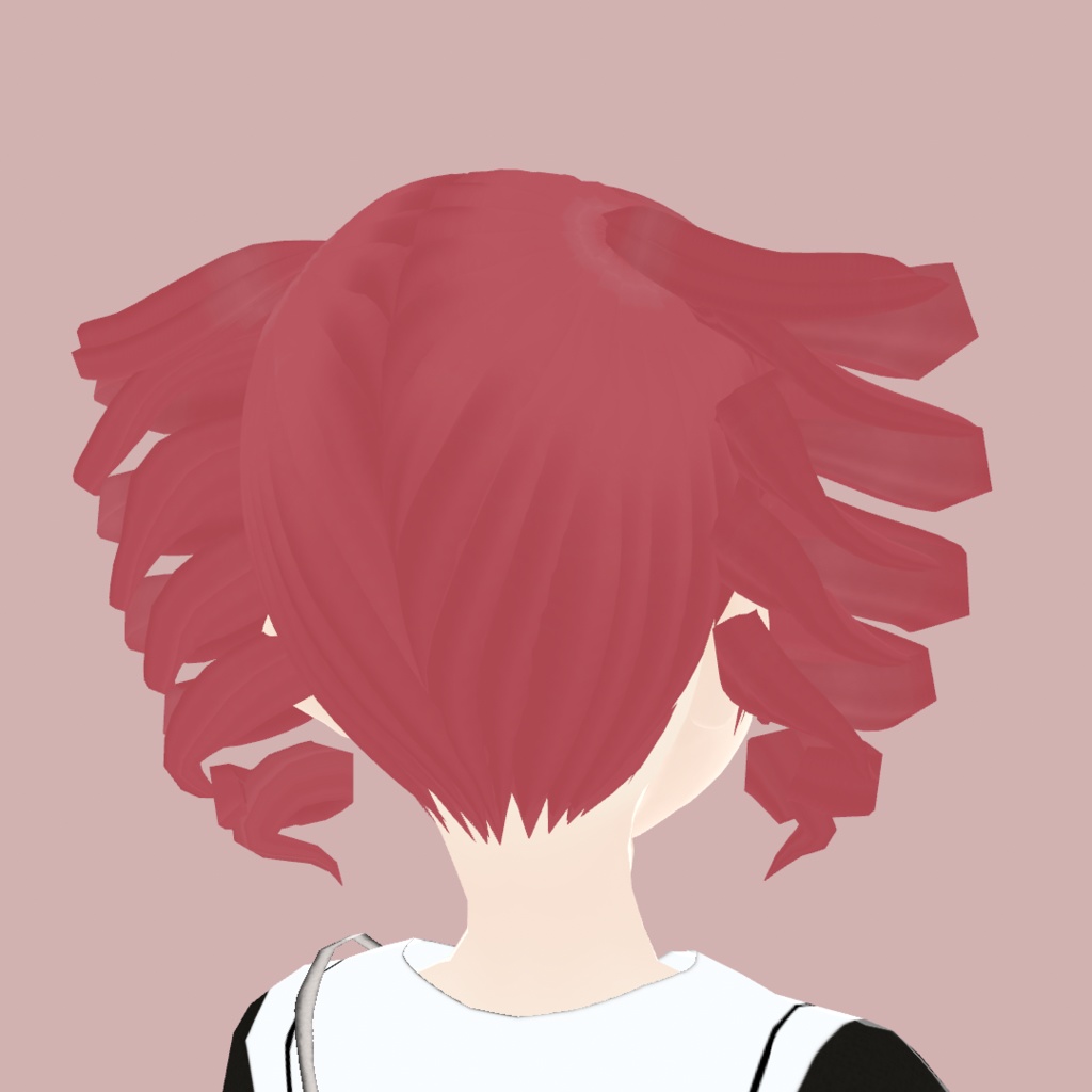 【VRoid】ドリルみたいなぐるぐるツインテール|TWIN DRILL HAIR