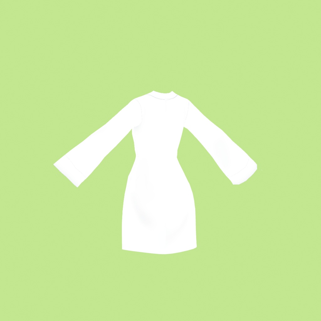 【VRoid】白衣とヘルシーボブ|lab coat and healthy bob hair