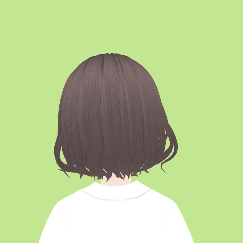 【VRoid】白衣とヘルシーボブ|lab coat and healthy bob hair