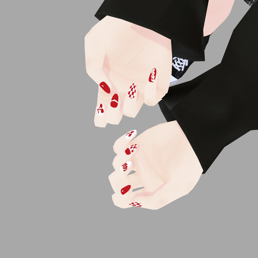 【VRoid】ALOE Nail Texture|ネイルテクスチャ