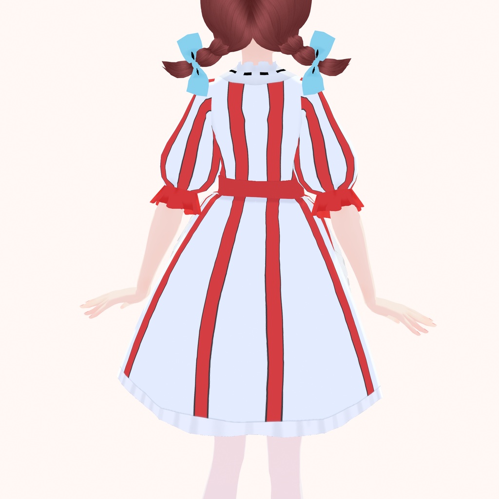 【Vroid衣装】ハンバーガーショップの服| ALOEndy's Hamburger shop clothes