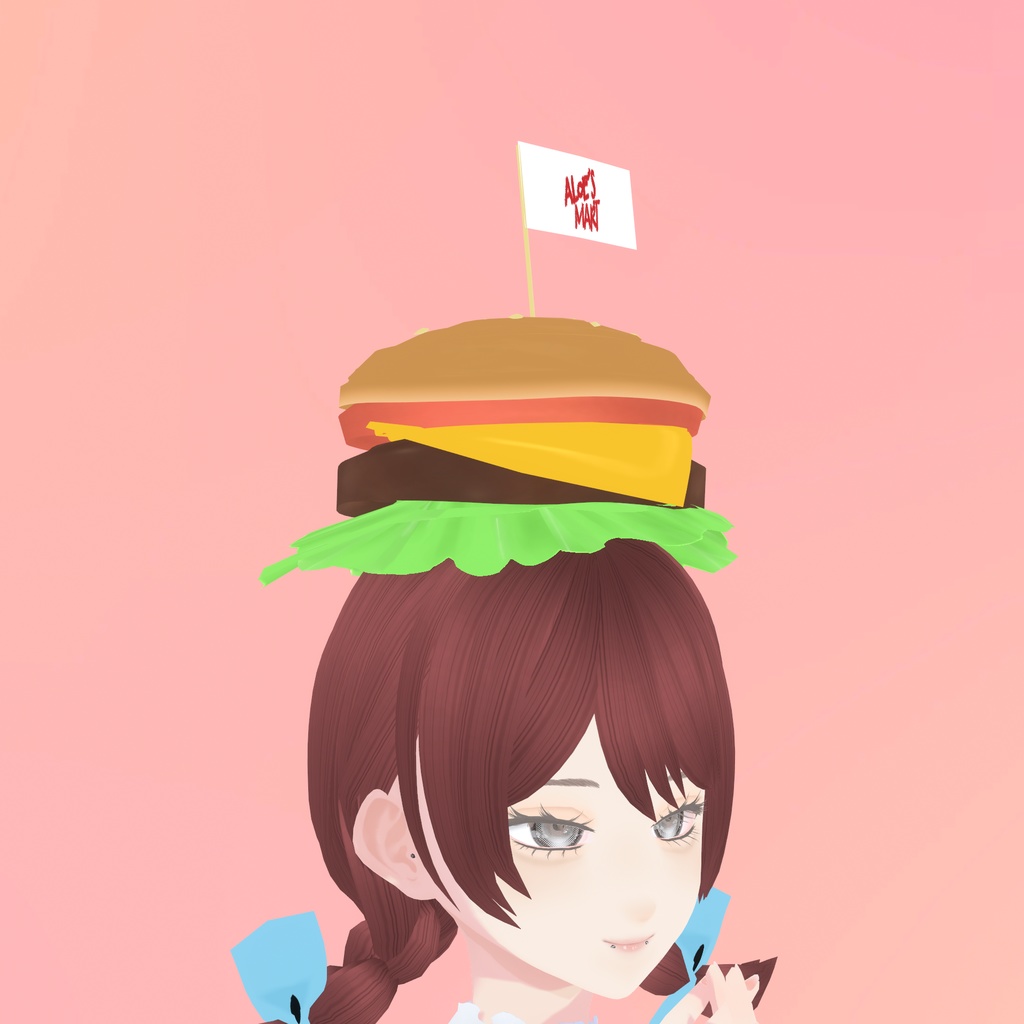 【VRoid】アロエキングバーガー|Aloe King Burger