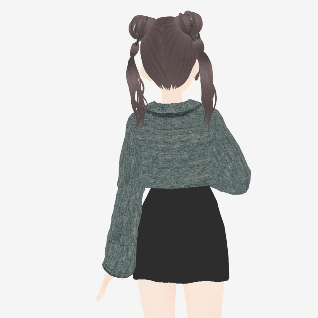 【VRoid】ミニマムなアロエジャケット|Mini length aloe jacket