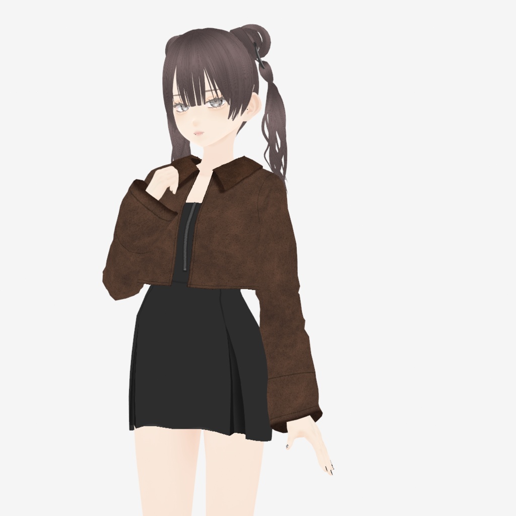 【VRoid】ミニマムなアロエジャケット|Mini length aloe jacket