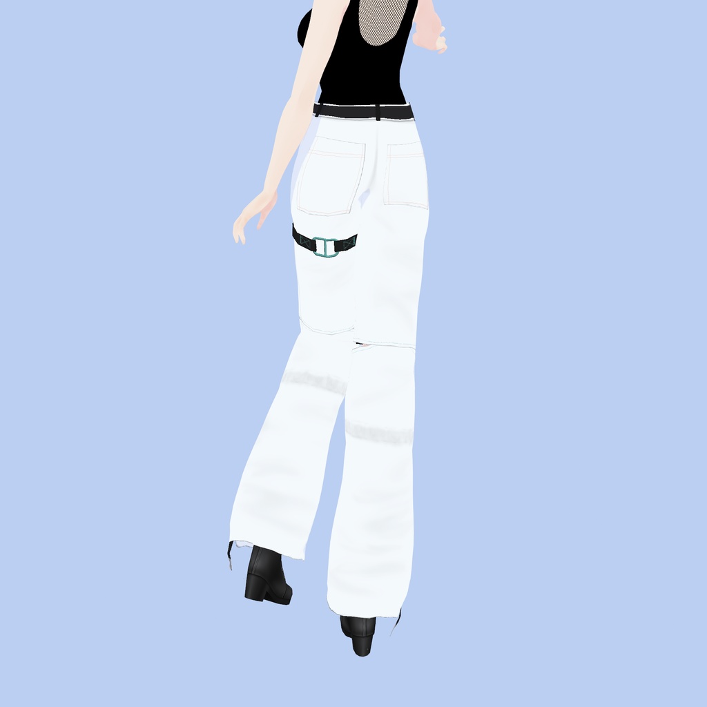 【VRoid】アロエサイバーカーゴパンツ|ALOE Cyber Cargo Pants