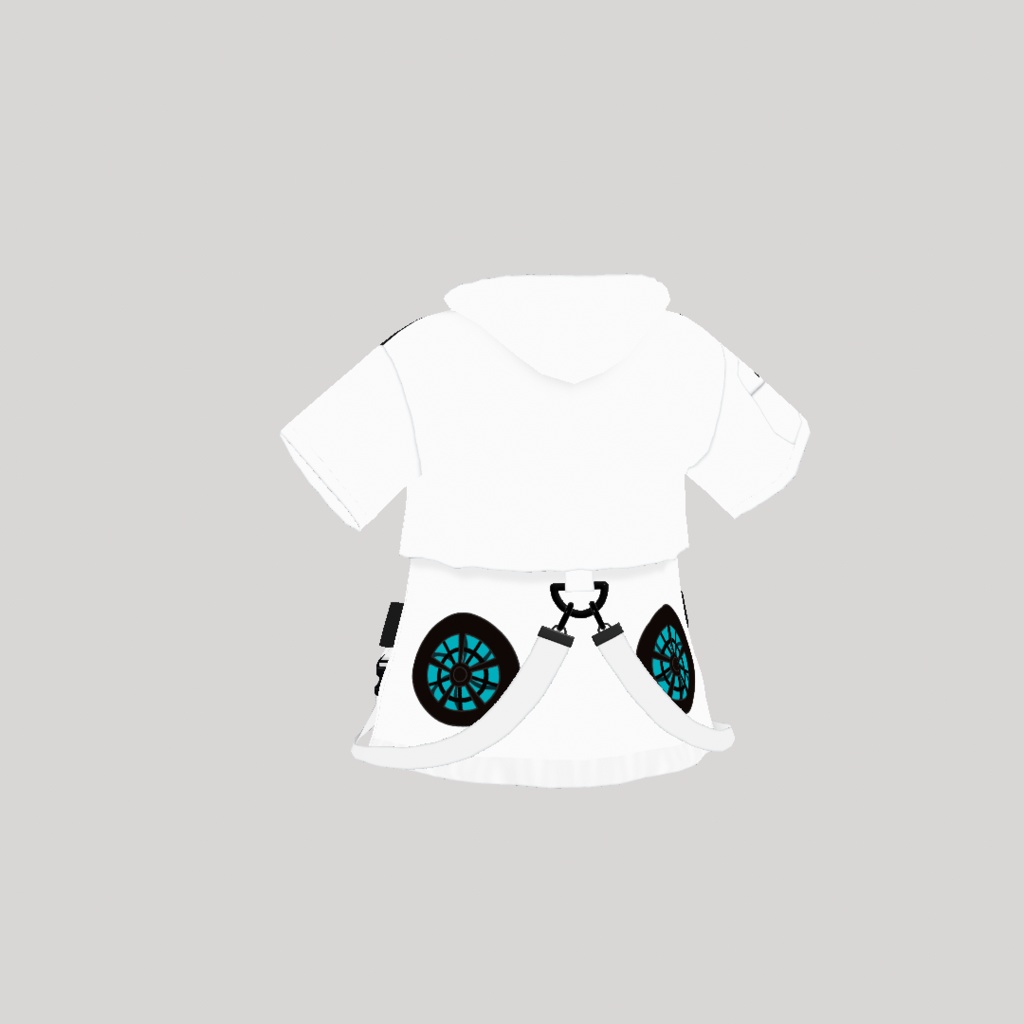 【VRoid】アロエウインドブレーカー White|ALOE Wind Breaker -White-