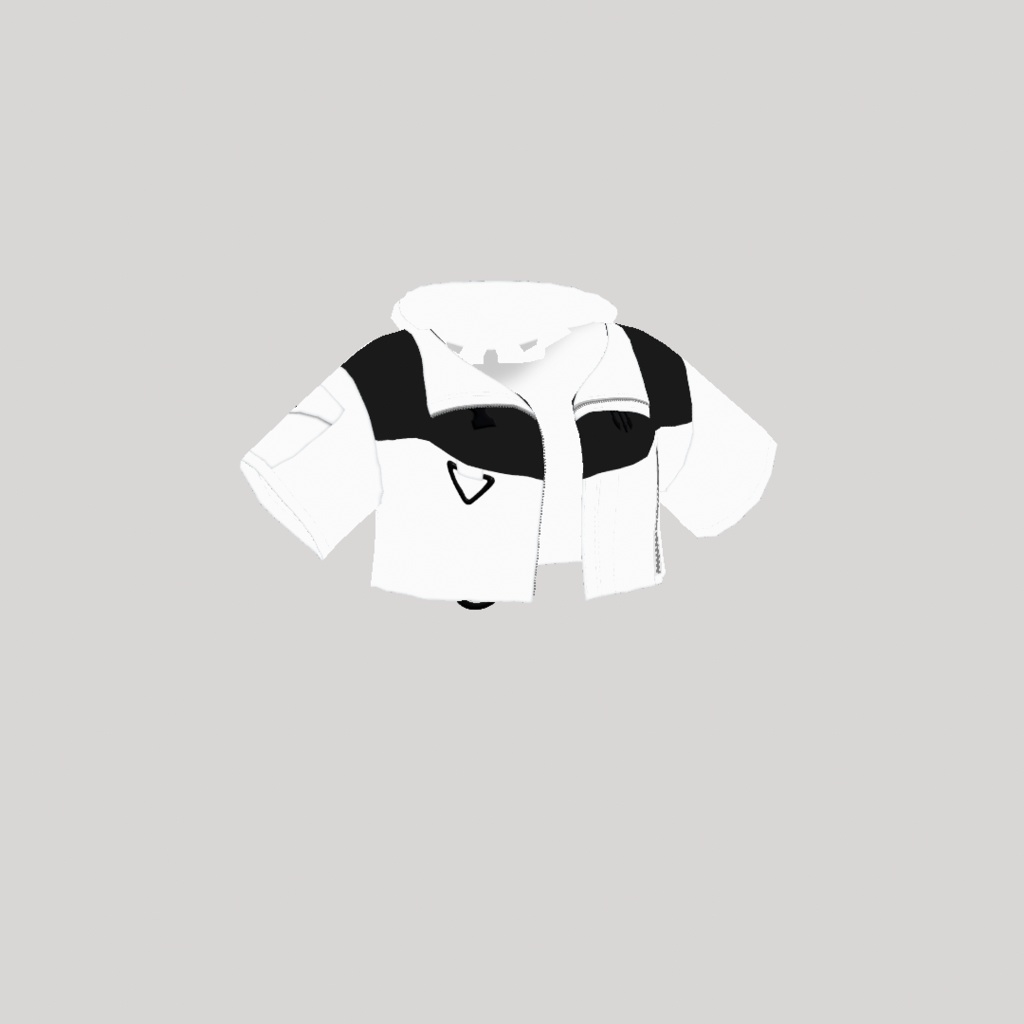 【VRoid】アロエウインドブレーカー White|ALOE Wind Breaker -White-