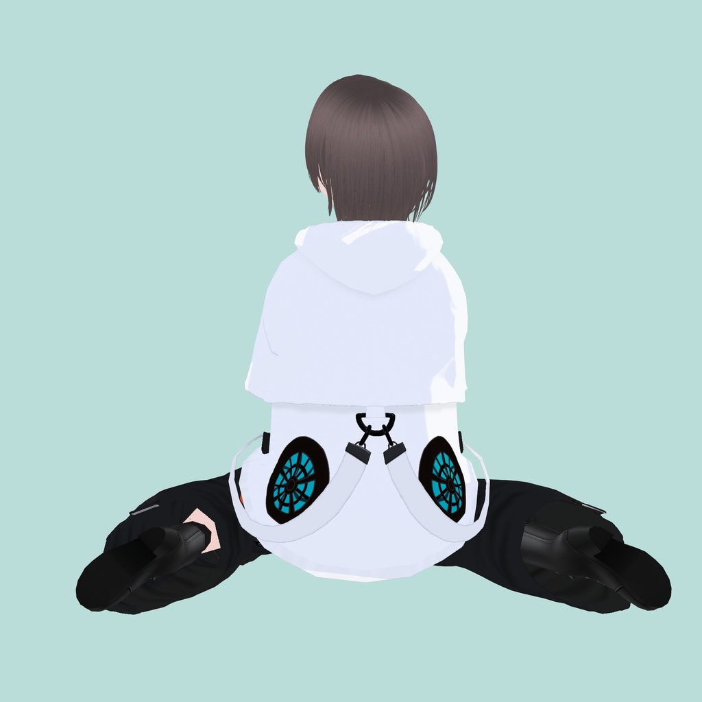 【VRoid】アロエウインドブレーカー White|ALOE Wind Breaker -White-