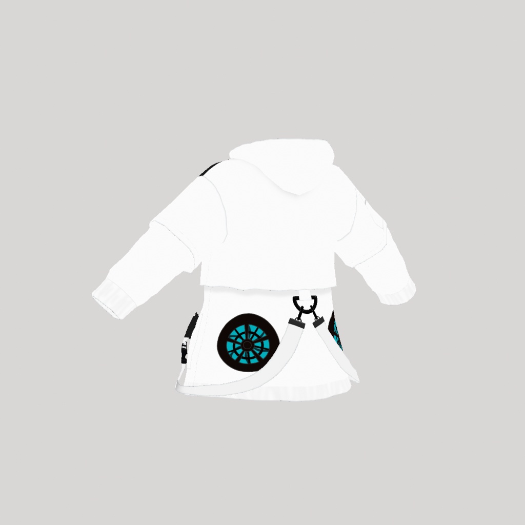 【VRoid】アロエウインドブレーカー White|ALOE Wind Breaker -White-