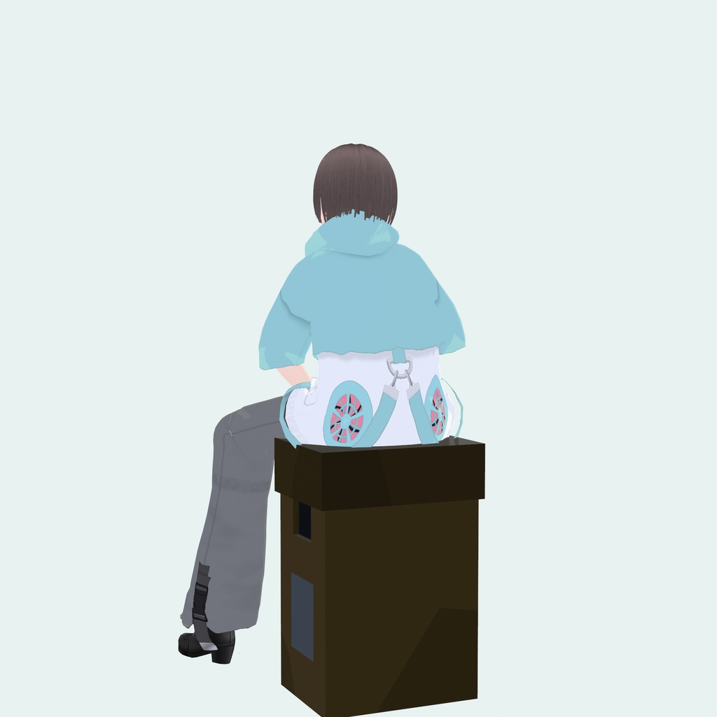 【VRoid】アロエウインドブレーカー Mint|ALOE Wind Breaker -Mint-