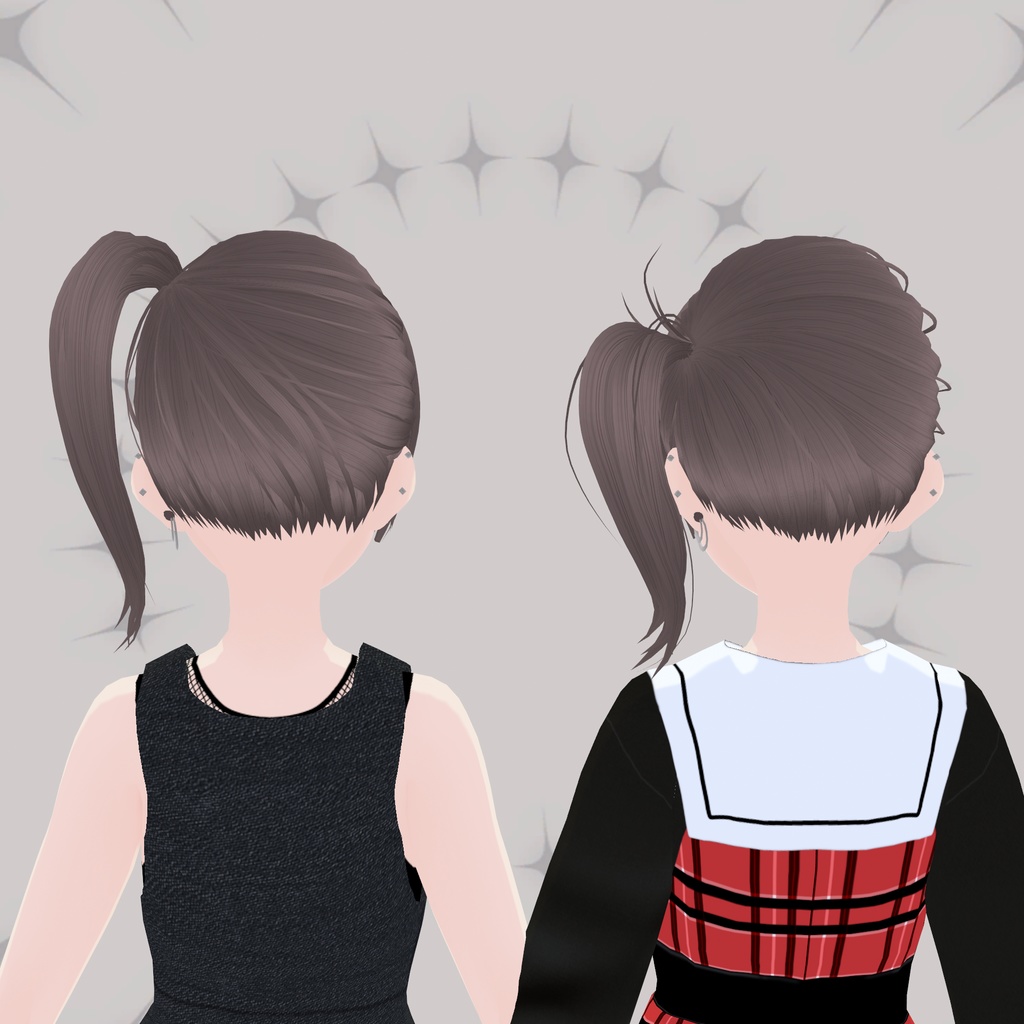 【VRoid】ミドル&ハイポジサイドテール|Middle & High position SIDE TAIL