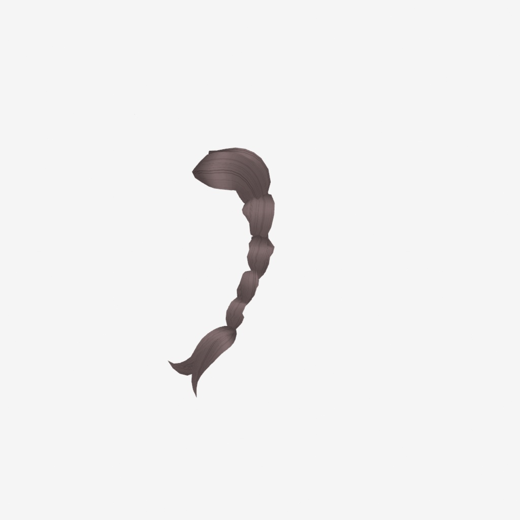 【VRoid】High&Middleサイド三つ編み|side braid hair