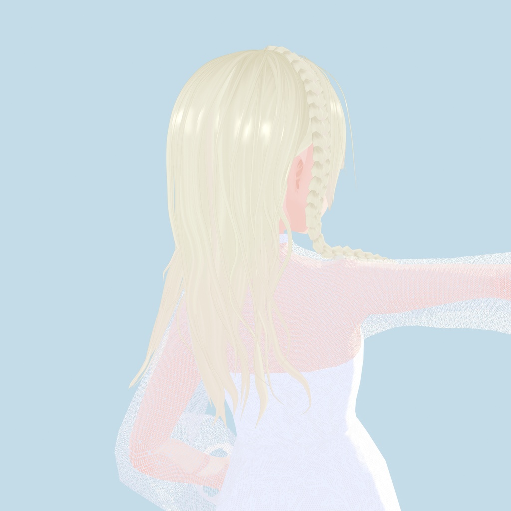 【VRoid】つよくてニューゲームヘア|NewGame+ Hair