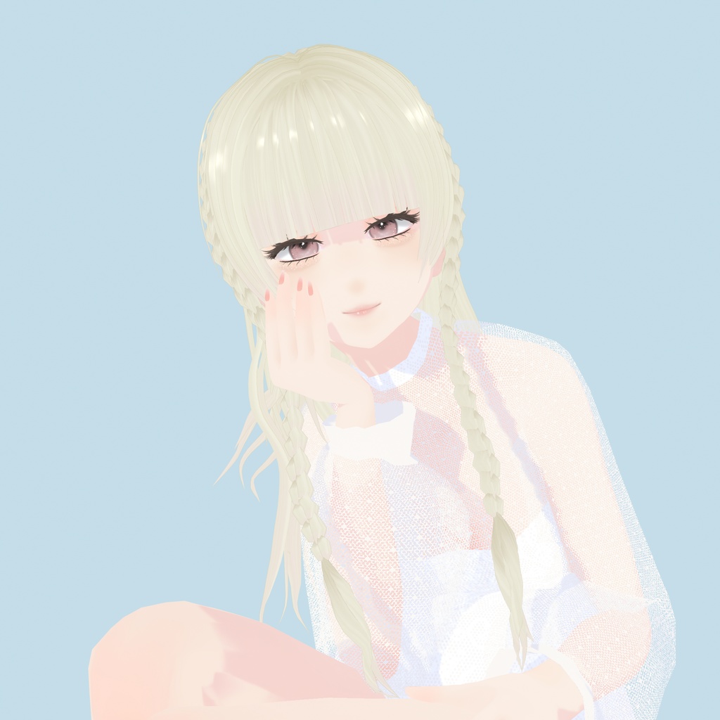 【VRoid】つよくてニューゲームヘア|NewGame+ Hair