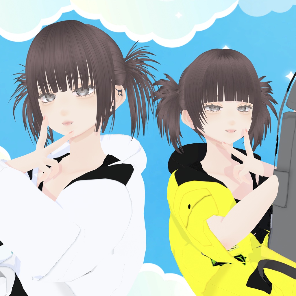 【VRoid】Agave Twin-Tail|アガベツインテール