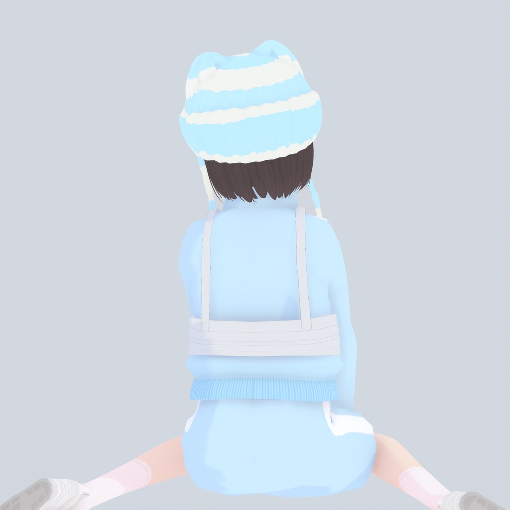 【VRoid衣装】アロエ猫耳ニット帽A・全5色|Aloe cat ear knit hat TypeA