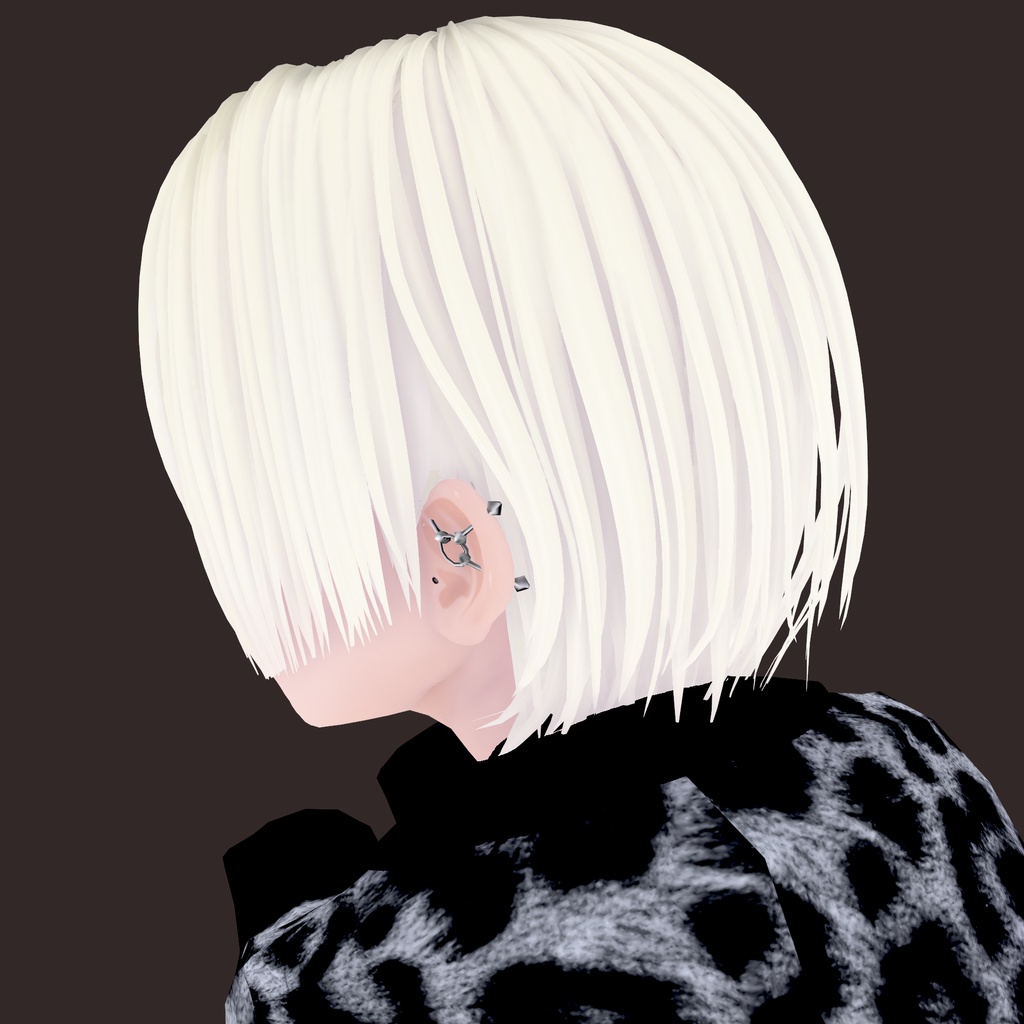 【VRoid】アロエインダスピアス|ALOE Industrial piercing