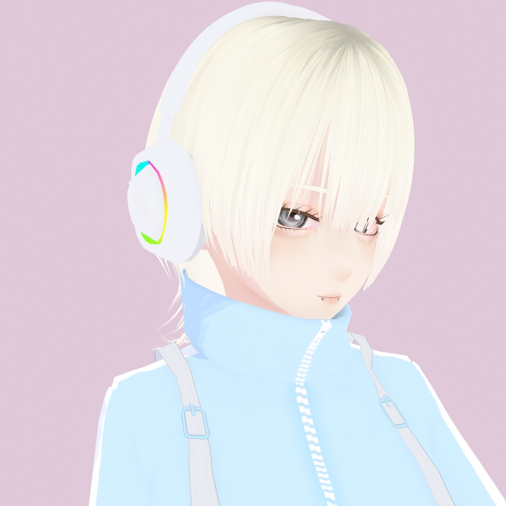 【VRoid衣装】アロエヘッドホン|Aloe's Gaming Headphones