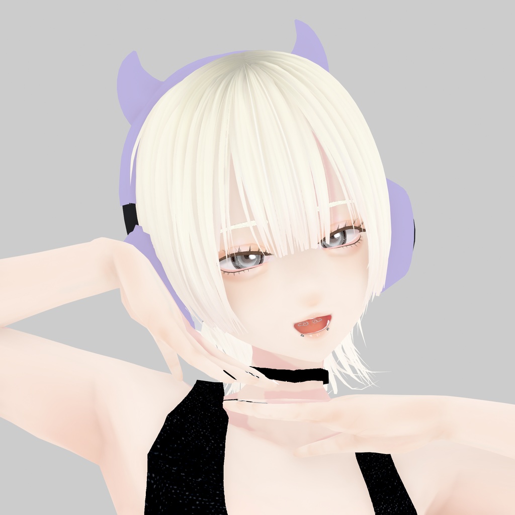 【VRoid衣装】アロエヘッドホン|Aloe's Gaming Headphones