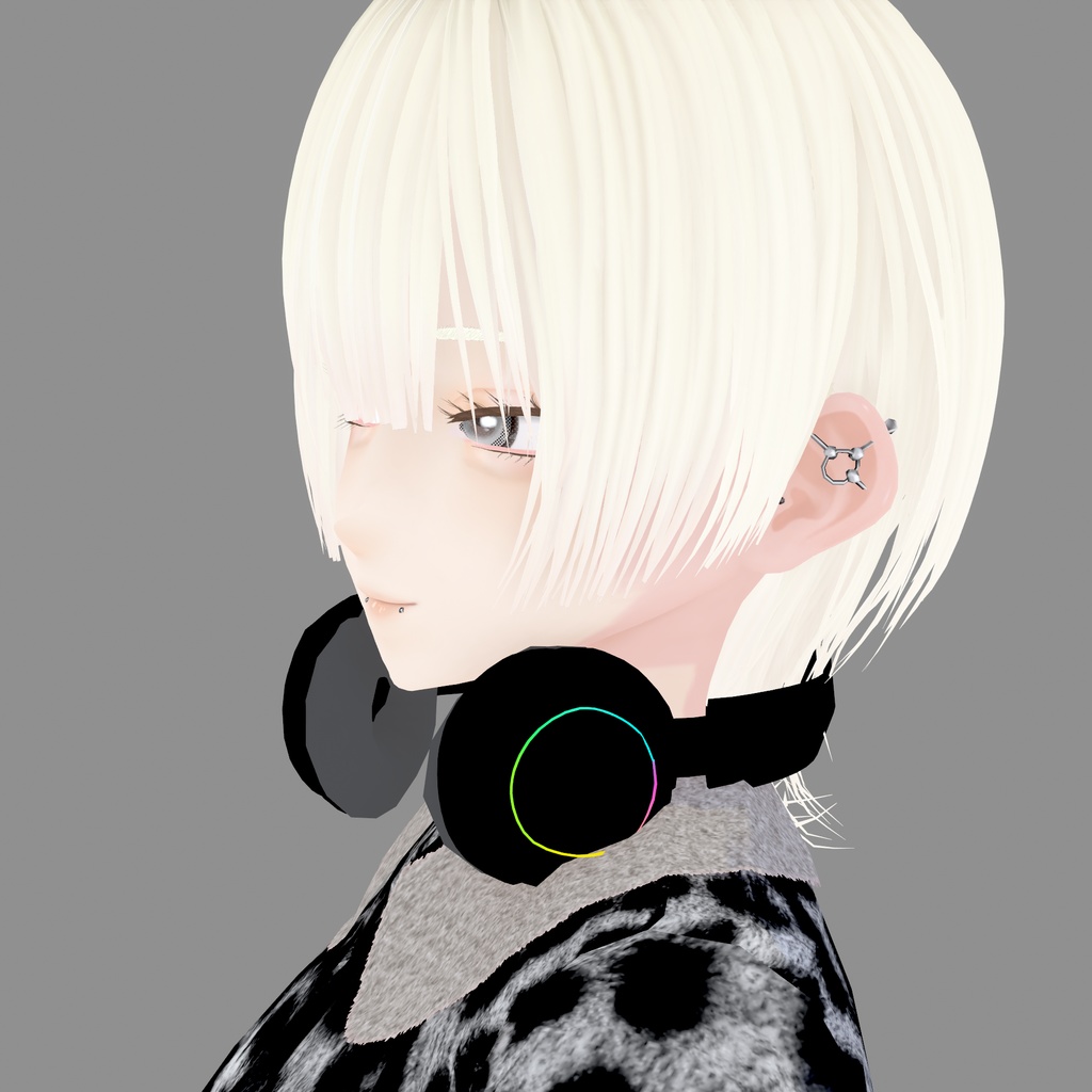 【VRoid衣装】アロエヘッドホン|Aloe's Gaming Headphones