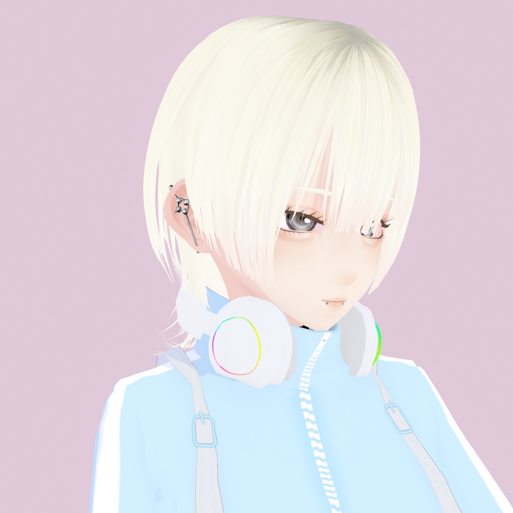 【VRoid衣装】アロエヘッドホン|Aloe's Gaming Headphones