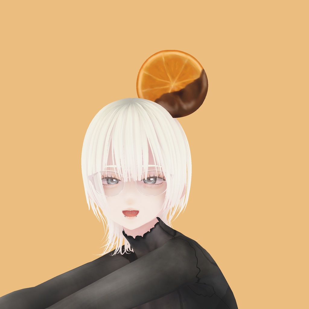 【VRoid】髪にオランジェット|Orangette on hair