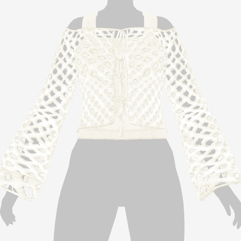 【VRoid衣装】アロエバスターカーディガン|Aloe Buster Cardigan