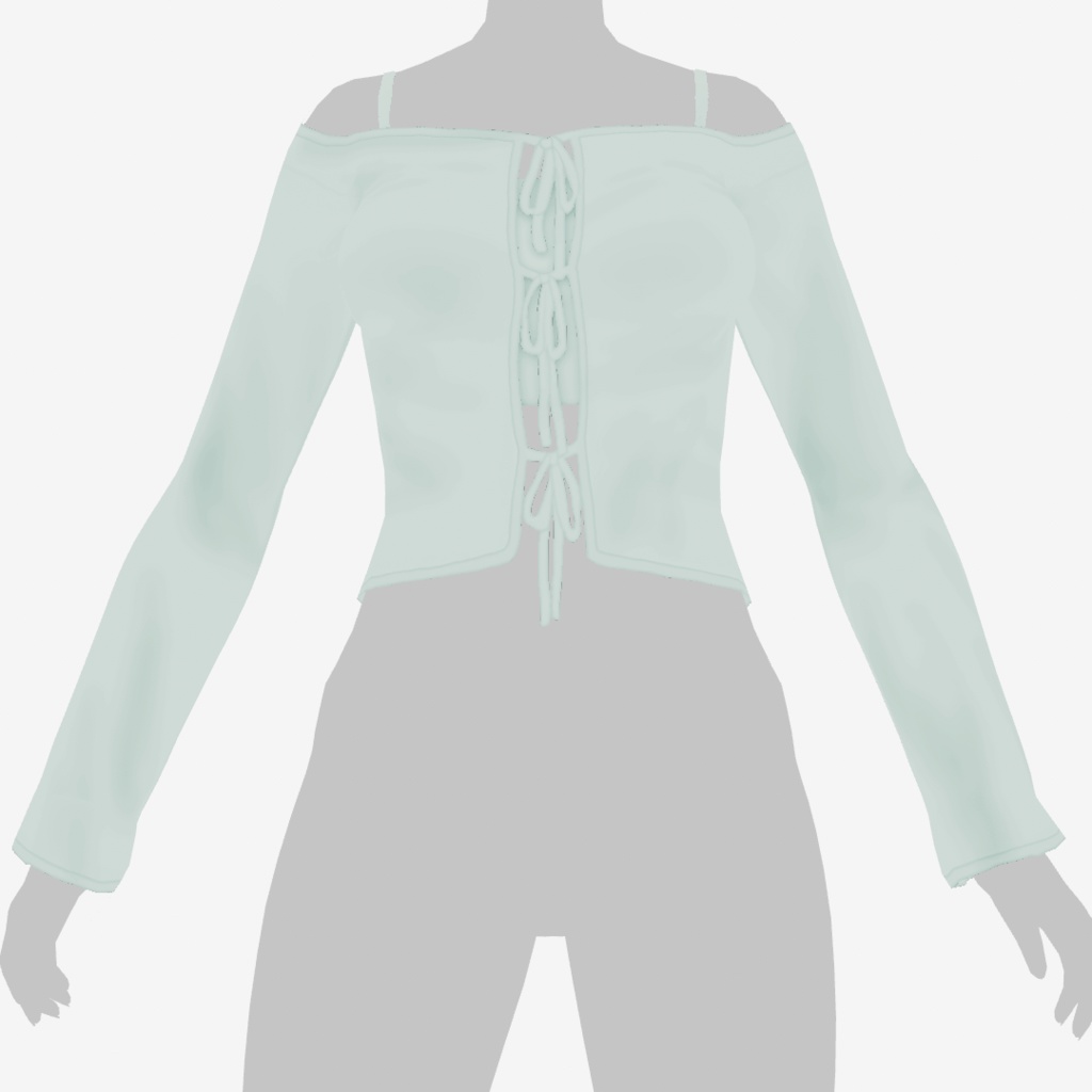 【VRoid衣装】アロエバスターカーディガン|Aloe Buster Cardigan