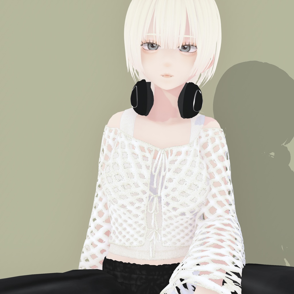 【VRoid衣装】アロエバスターカーディガン|Aloe Buster Cardigan