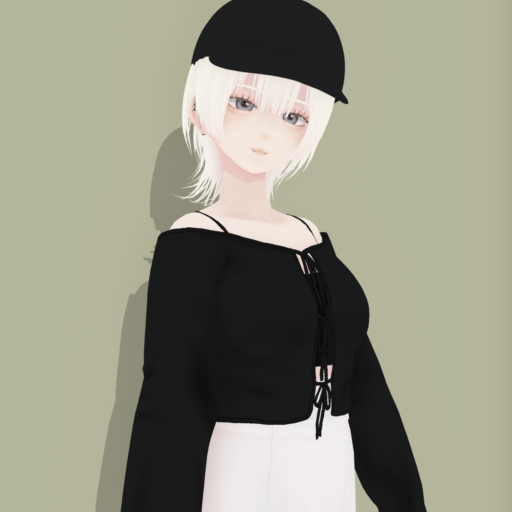 【VRoid衣装】アロエバスターカーディガン|Aloe Buster Cardigan