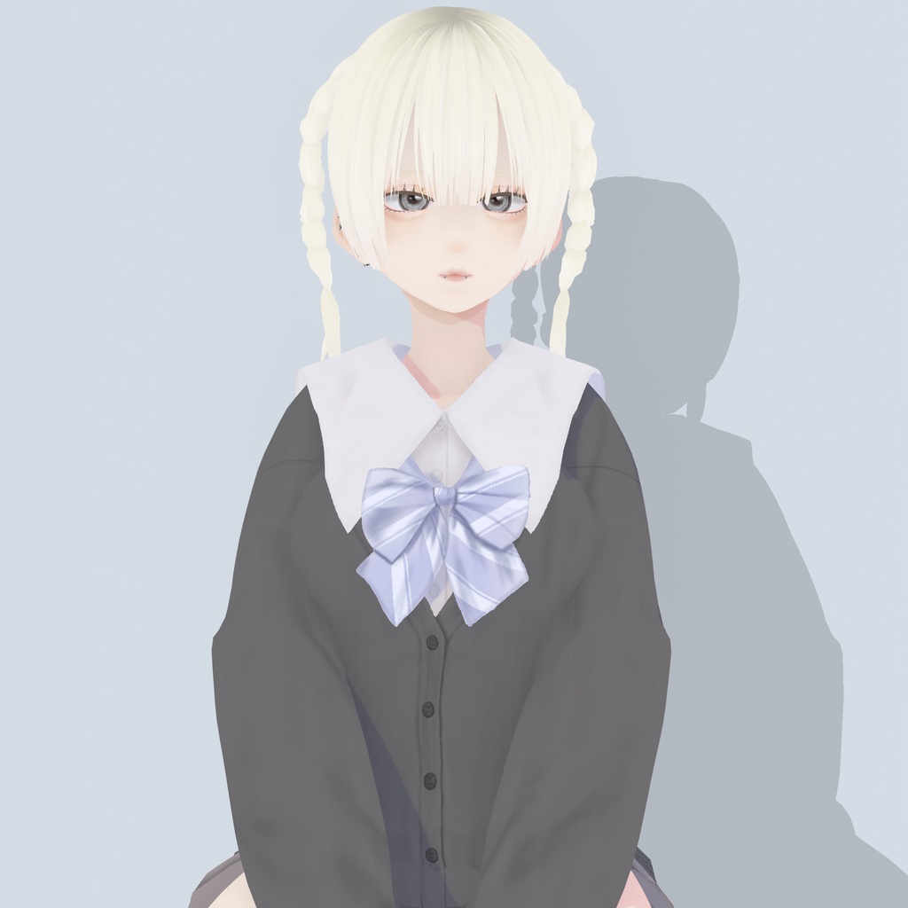 【VRoid衣装】アロエスクール制服コーデ|Aloe School Uniform Coordinate