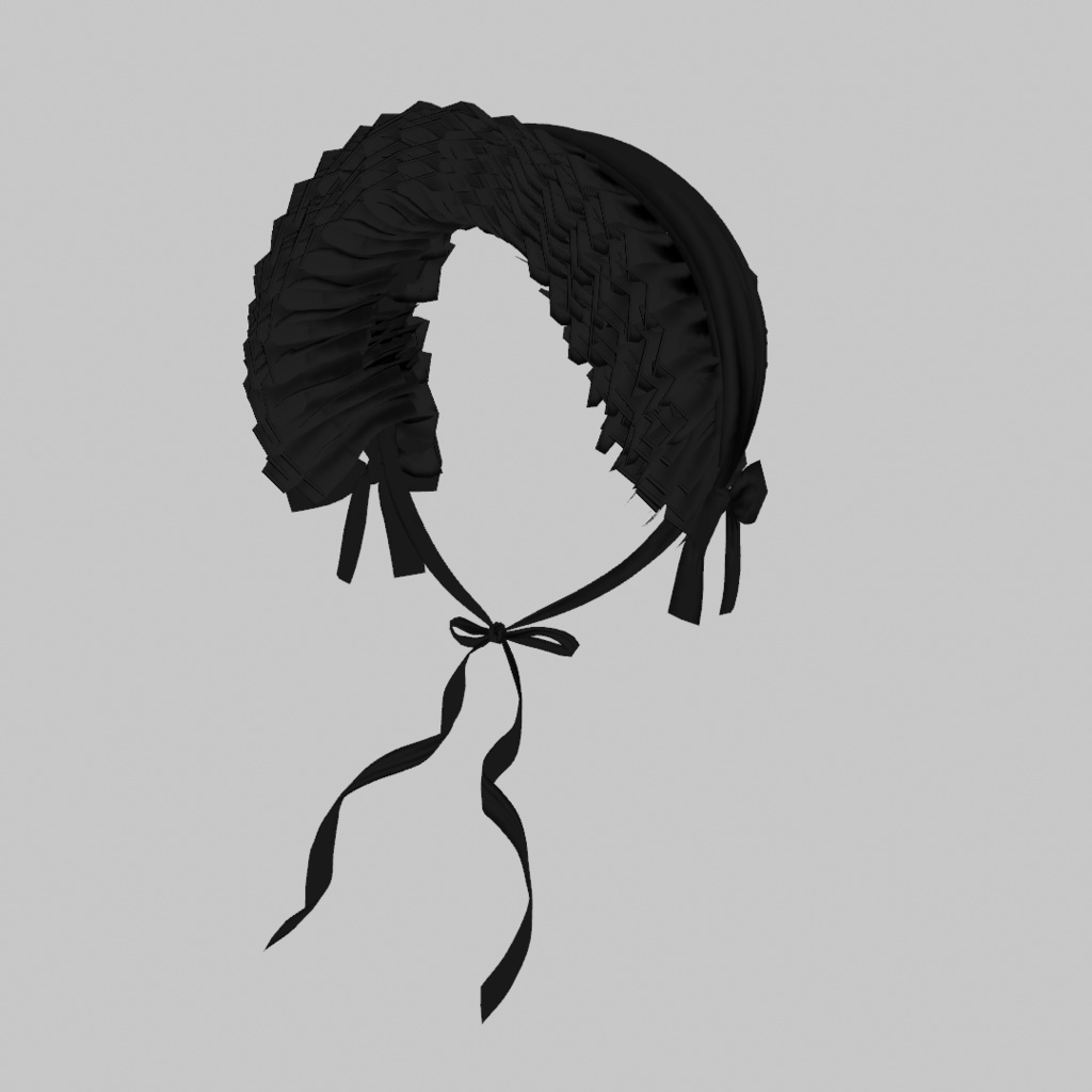 【VRoid衣装】ALOETICADOLLドレス~ETERNAL~Black|Aloe's Lolita Fashion