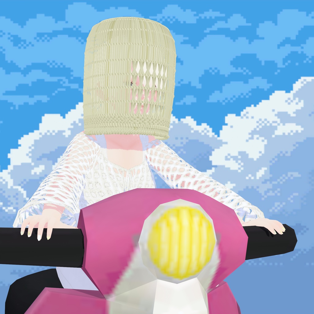 【VRoid】虚無僧笠