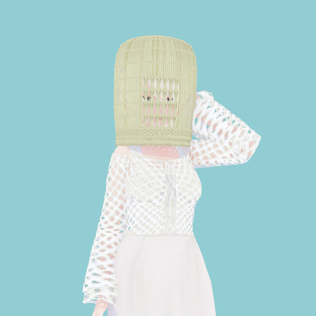 【VRoid】虚無僧笠