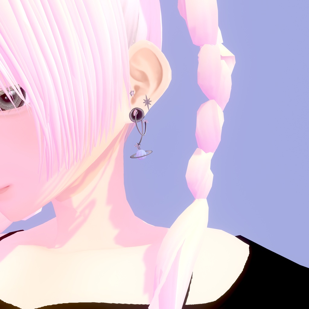 【VRoid衣装】アロエうちゅーピアス|Aloe’s Stellar Piercings