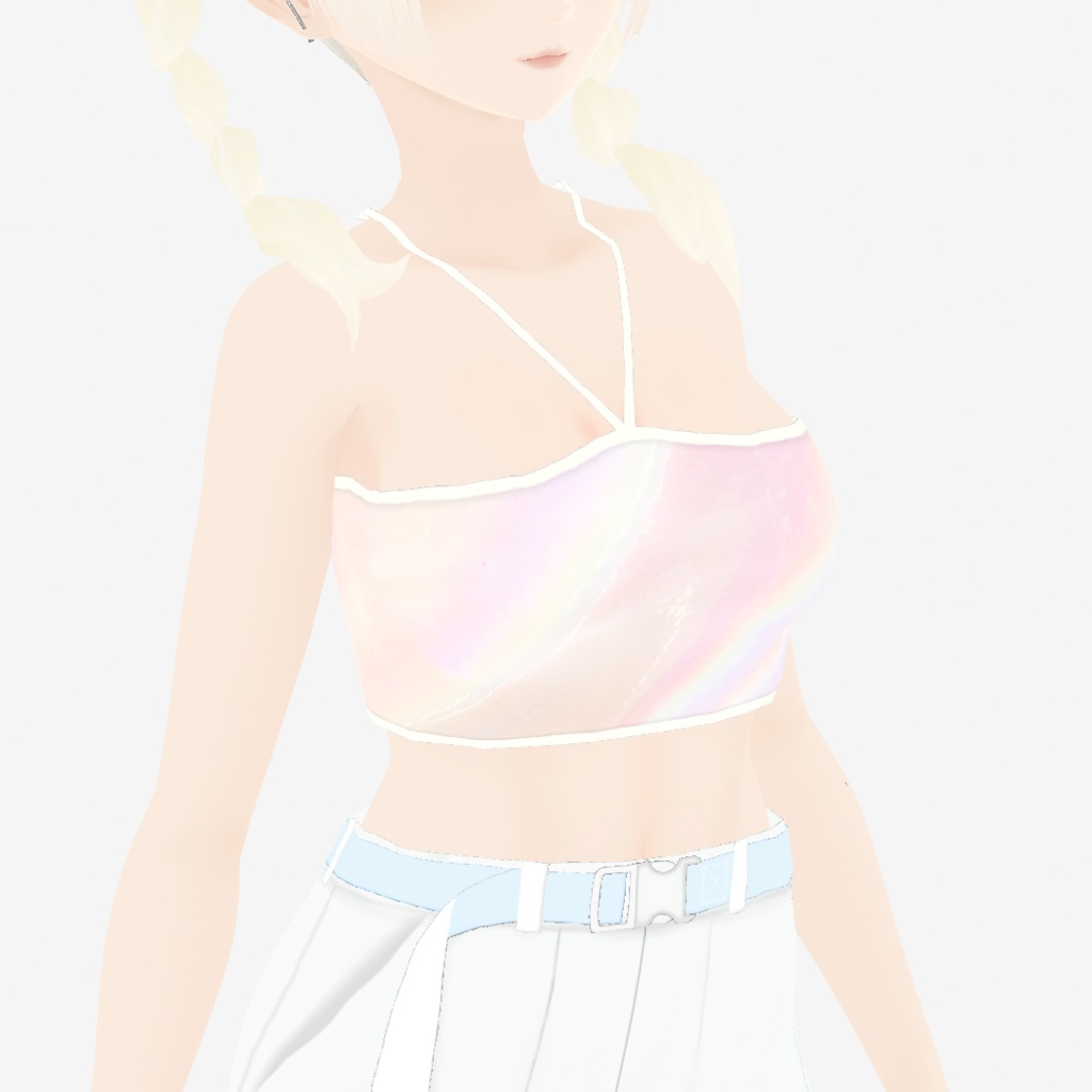 【VRoid衣装】アロエホルターキャミソールTypeA|Aloe Halter Cami - Type A