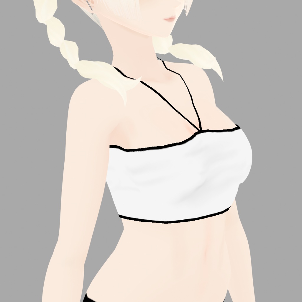 【VRoid衣装】アロエホルターキャミソールTypeA|Aloe Halter Cami - Type A