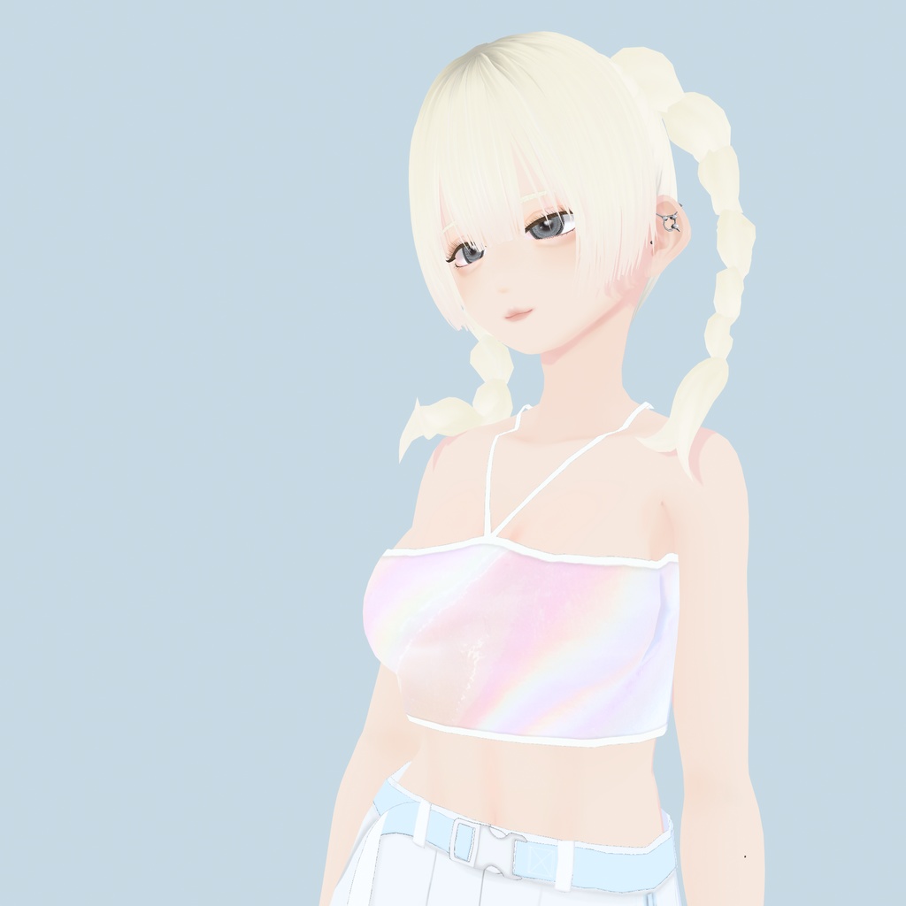 【VRoid衣装】アロエホルターキャミソールTypeA|Aloe Halter Cami - Type A