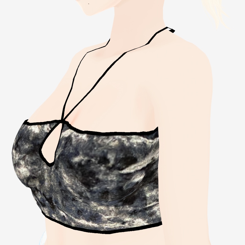 【VRoid衣装】アロエホルターキャミソールTypeB|Aloe Halter Cami - Type B