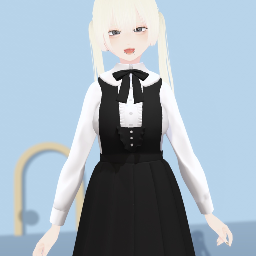【VRoid衣装】アロエの清楚ジャンスカコーデ -2Type-|Aloe's Neat Jumper Skirt Outfit -2Type-